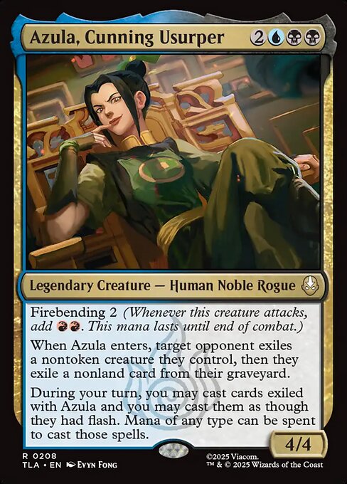 Azula, Cunning Usurper - Nonfoil