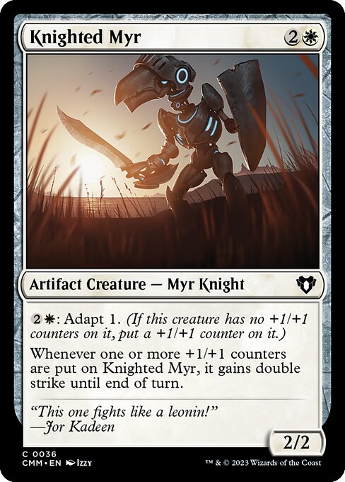 Knighted Myr - Nonfoil