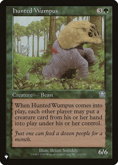 Hunted Wumpus - Nonfoil