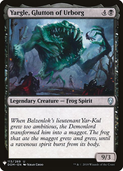 Yargle, Glutton of Urborg - Nonfoil