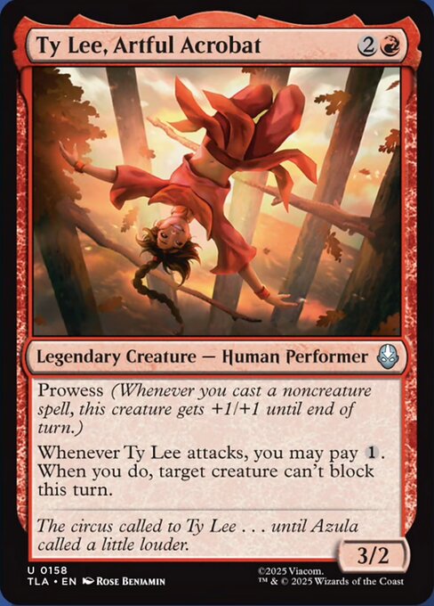 Ty Lee, Artful Acrobat - Nonfoil