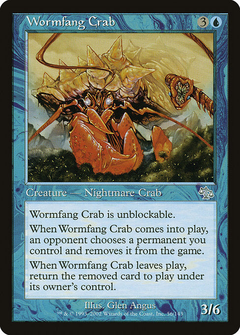 Wormfang Crab - Nonfoil