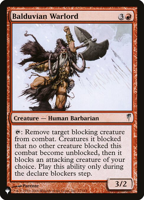 Balduvian Warlord - Nonfoil