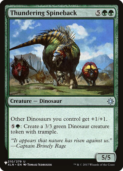 Thundering Spineback - Nonfoil