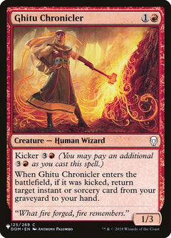Ghitu Chronicler (DOM-125)