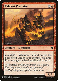 Valakut Predator (BFZ-160)