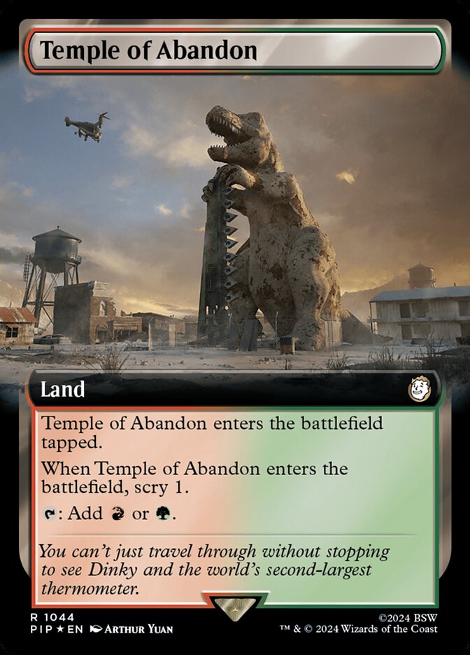Temple of Abandon (Extended Art - Surge Foil)
