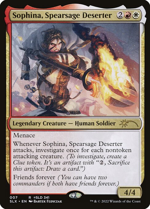Sophina, Spearsage Deserter - Nonfoil