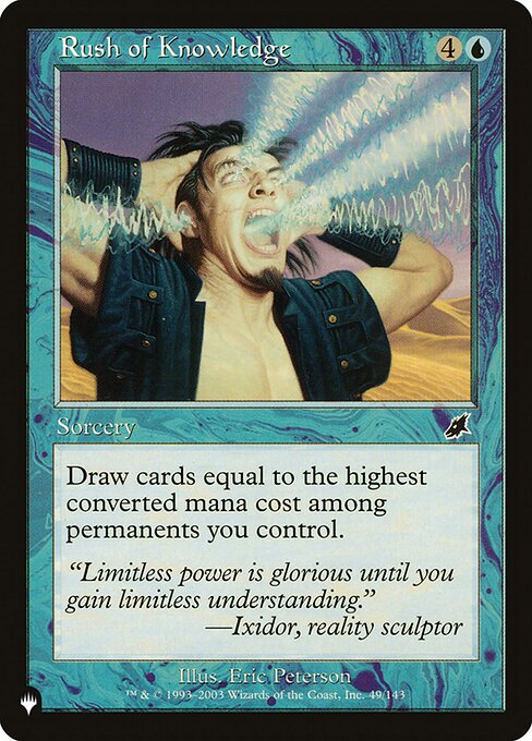 Rush of Knowledge - Nonfoil