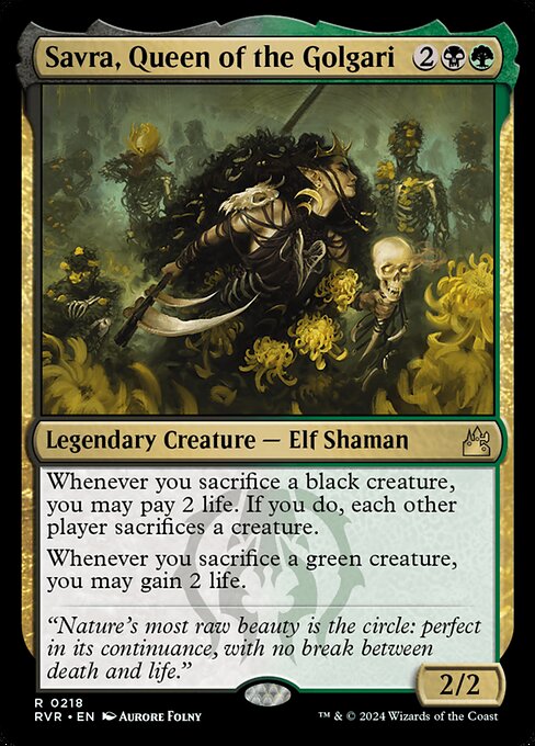 Savra, Queen of the Golgari - Nonfoil