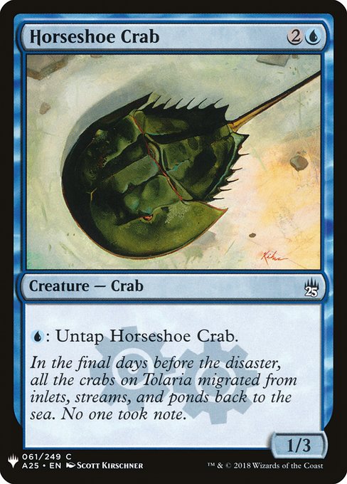 Horseshoe Crab - Nonfoil
