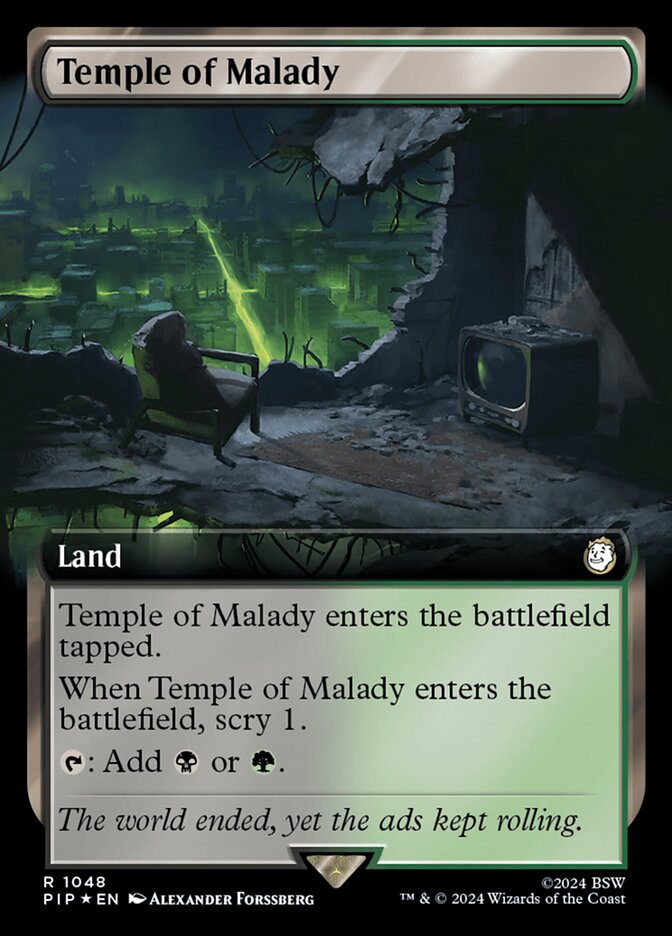 Temple of Malady (Extended Art - Surge Foil)