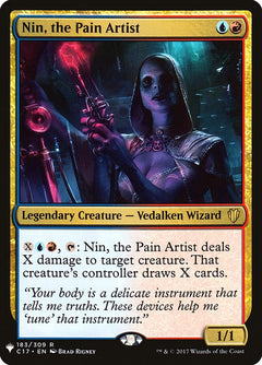 Nin, the Pain Artist (C17-183)