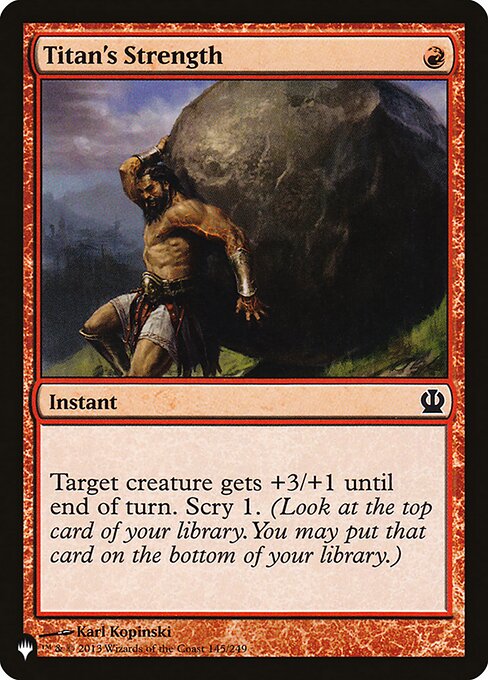 Titan's Strength - Nonfoil