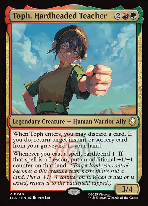 Toph, Hardheaded Teacher - Nonfoil