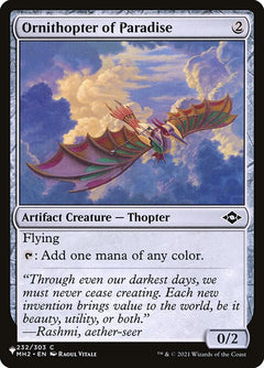 Ornithopter of Paradise (MH2-232)