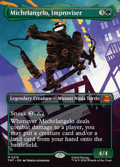 Michelangelo, Improviser (Borderless - Silhouette)