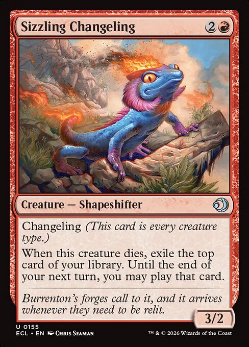 Sizzling Changeling - Nonfoil