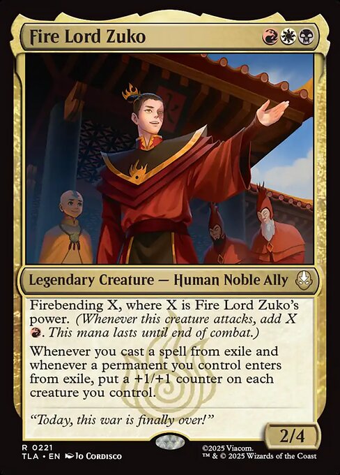 Fire Lord Zuko - Nonfoil