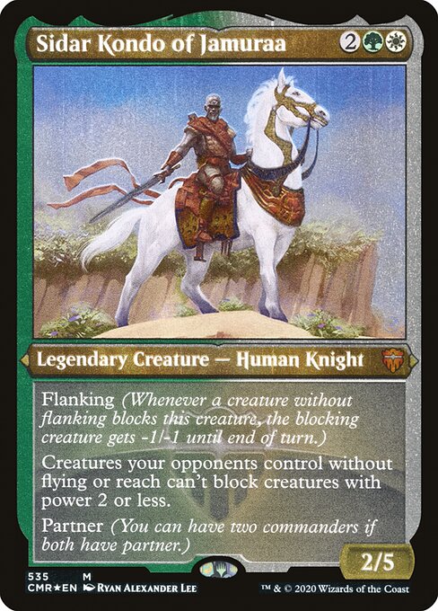 Sidar Kondo of Jamuraa - Etched