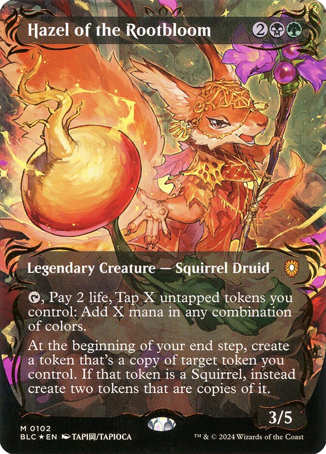 Hazel of the Rootbloom (Borderless - Raised Foil)