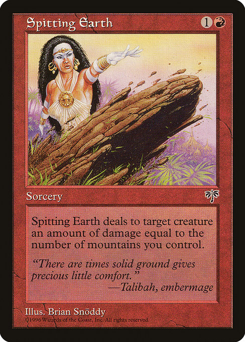 Spitting Earth - Nonfoil