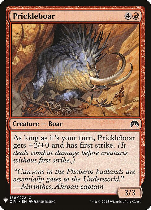 Prickleboar - Nonfoil