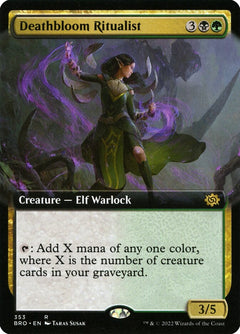 Deathbloom Ritualist (Extended Art)