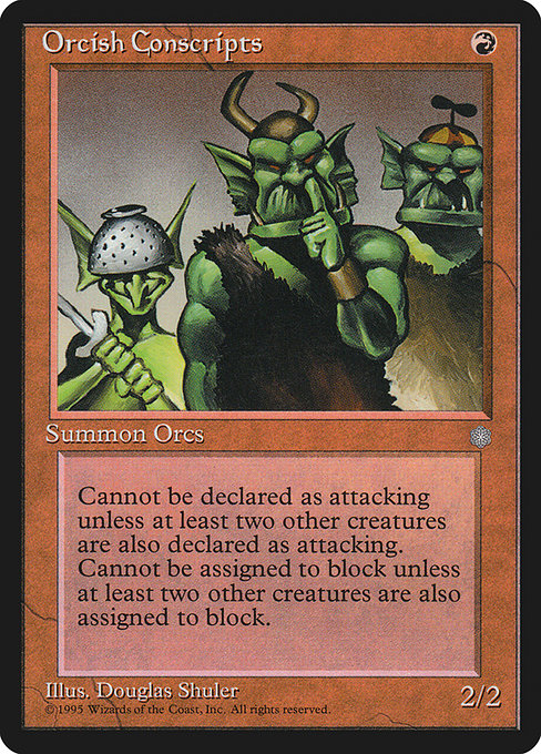 Orcish Conscripts - Nonfoil