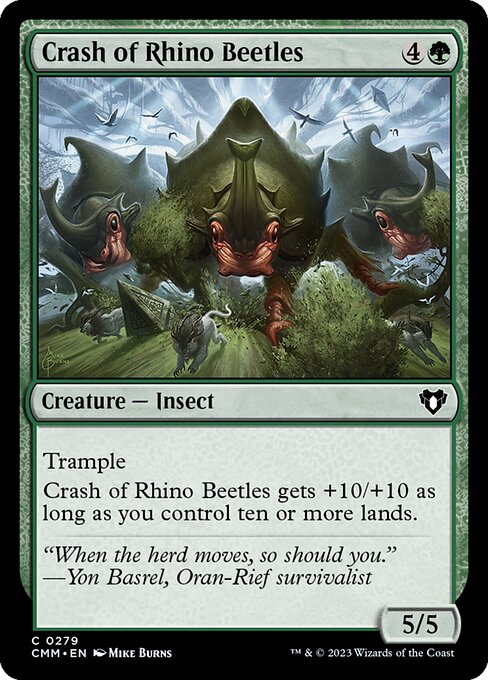 Crash of Rhino Beetles - Nonfoil