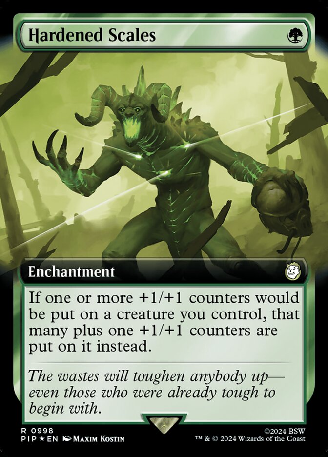 Hardened Scales (Extended Art - Surge Foil)