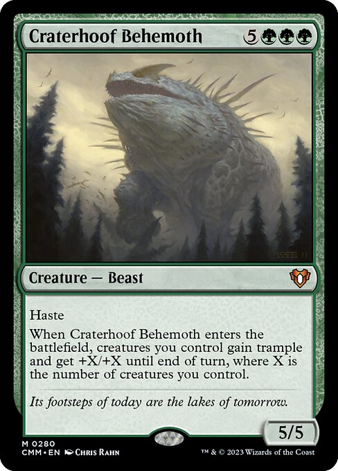 Craterhoof Behemoth - Nonfoil