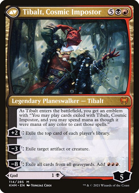 Tibalt, Cosmic Impostor (back)
