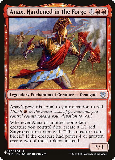 Anax, Hardened in the Forge - Nonfoil