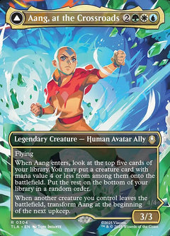 Aang, at the Crossroads // Aang, Destined Savior (Borderless - Scene)