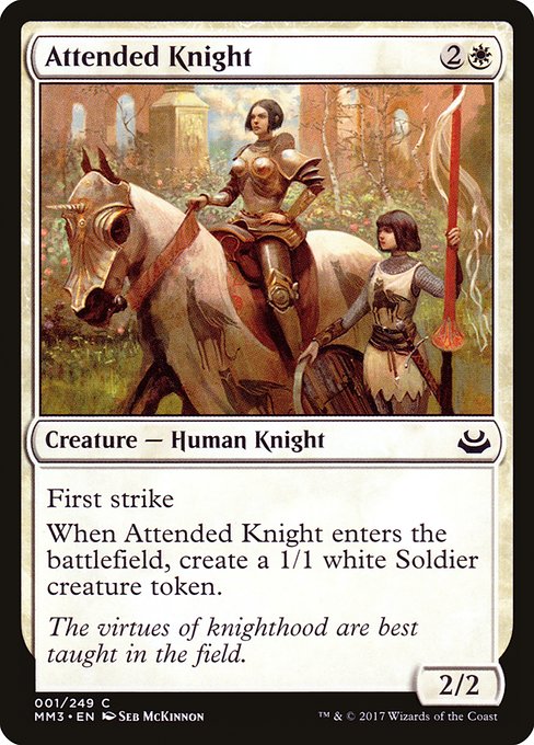 Attended Knight - Nonfoil
