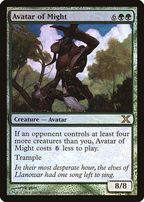 Avatar of Might - Foil