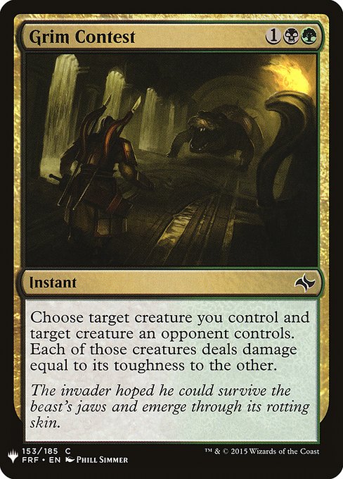 Grim Contest - Nonfoil