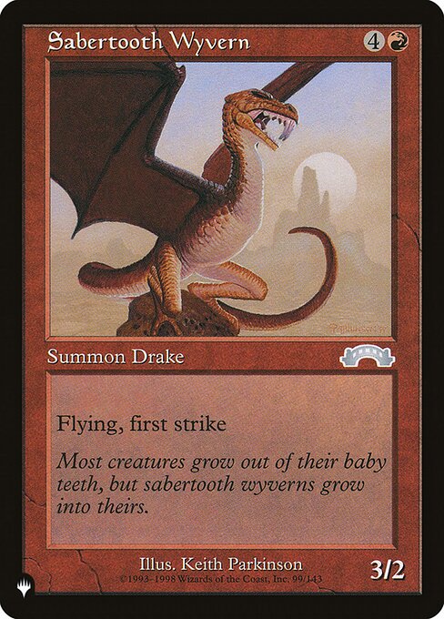 Sabertooth Wyvern - Nonfoil