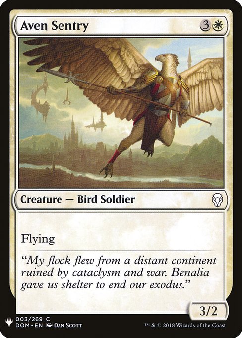Aven Sentry - Nonfoil