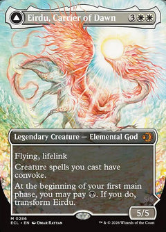 Eirdu, Carrier of Dawn // Isilu, Carrier of Twilight (Borderless)