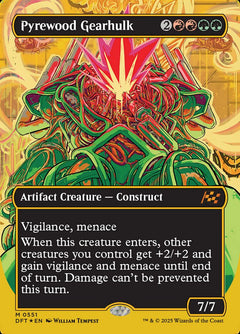 Pyrewood Gearhulk (Borderless - Gold Foil)