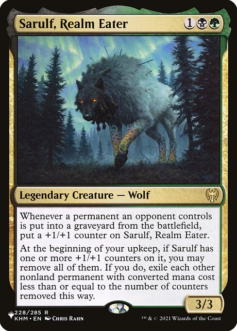 Sarulf, Realm Eater - Nonfoil