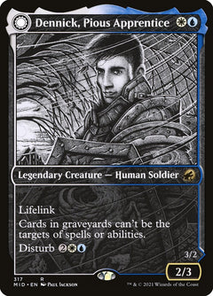 Dennick, Pious Apprentice // Dennick, Pious Apparition (Showcase)