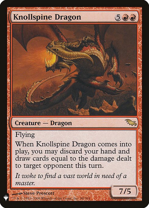Knollspine Dragon - Nonfoil