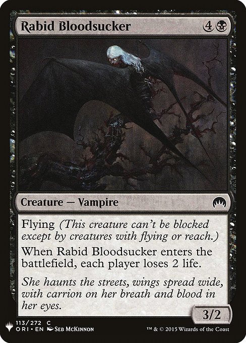 Rabid Bloodsucker - Nonfoil