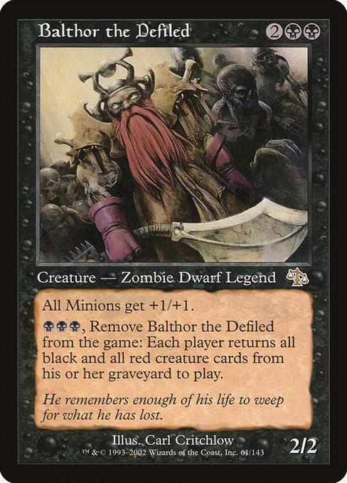 Balthor the Defiled - Nonfoil