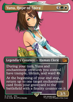 Yuna, Hope of Spira (Borderless - Surge Foil)
