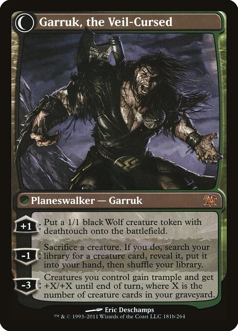 Garruk, the Veil-Cursed (back)
