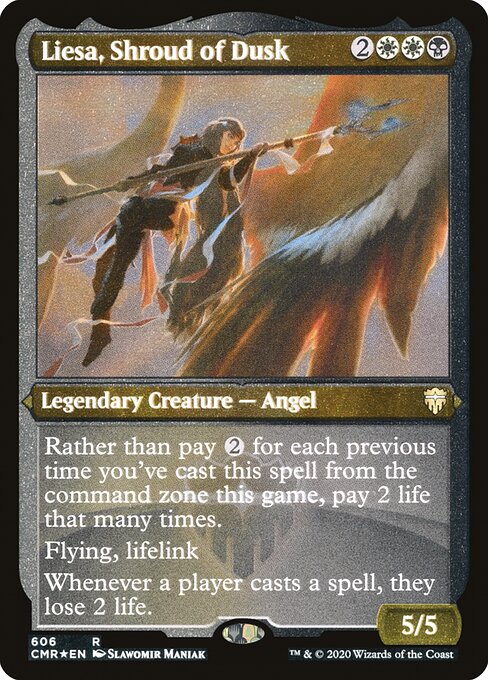 Liesa, Shroud of Dusk - Etched